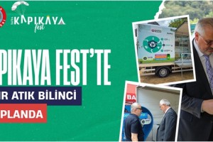 Bafra Belediyesi, çevreye duyarlı çalışmalarını KapıkayaFest’e de Taşıdı